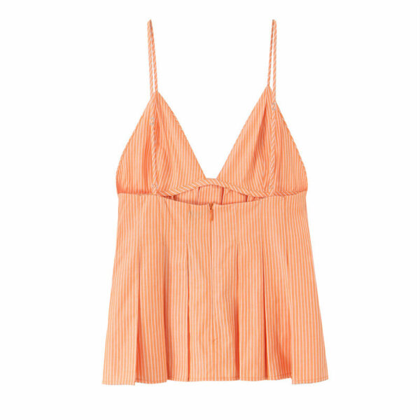 European And American Style Simple All-match Poplin Striped Top - Image 3