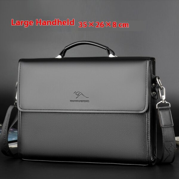 Men's Handbag Business Briefcase Shoulder Crossbody Bag - Image 5