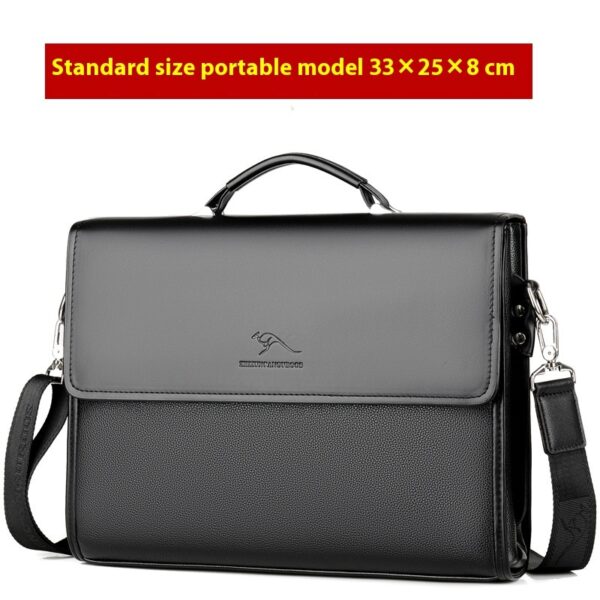 Men's Handbag Business Briefcase Shoulder Crossbody Bag - Image 7