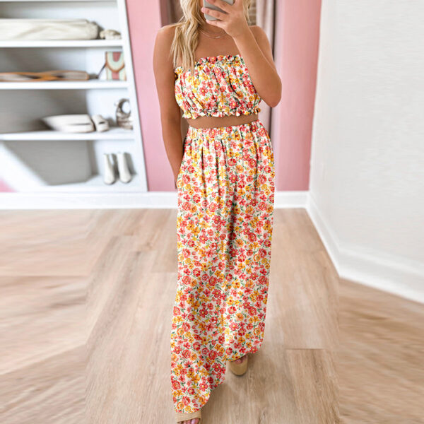 Women's Bohemian Style Printed Casual Suit - Image 6