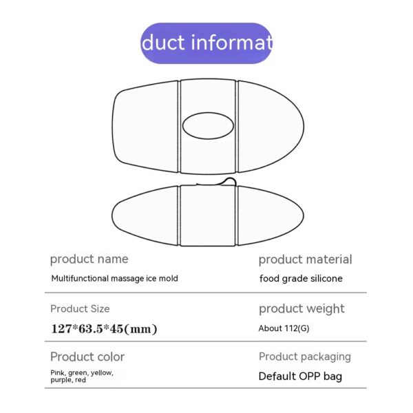 Silicone Ice Face Roller Contour Shrink Pores Remove Dark Circles Massage Skin Beauty Facial Roller For Eyes Neck Skin Care Tool - Image 7