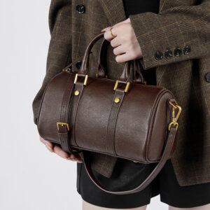 Retro Portable Cowhide Crossbody Bag