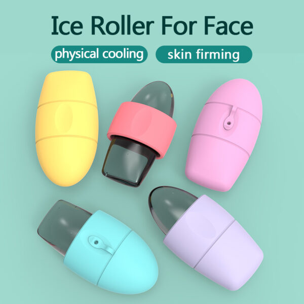 Silicone Ice Face Roller Contour Shrink Pores Remove Dark Circles Massage Skin Beauty Facial Roller For Eyes Neck Skin Care Tool - Image 9