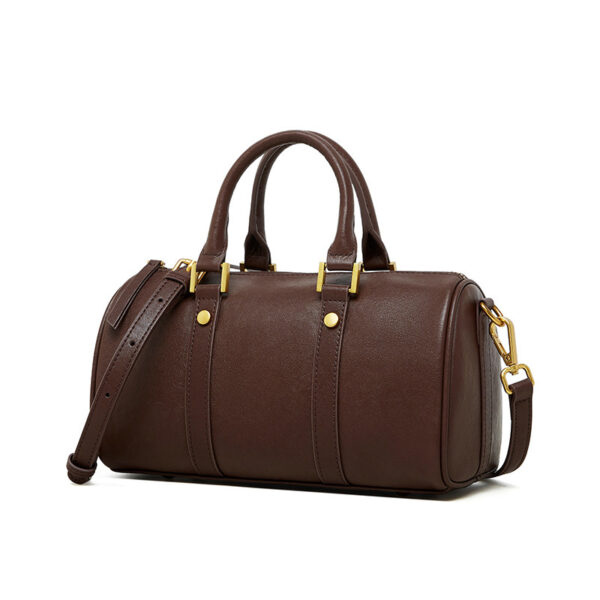 Retro Portable Cowhide Crossbody Bag - Image 2