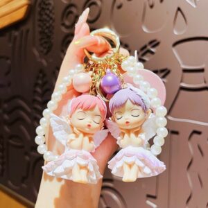 Internet Celebrity Guardian Bella Cute Girl Car Key Ring