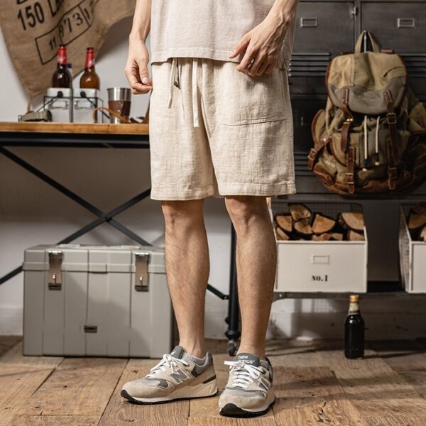 Summer Moisture Absorption Breathable And Loose Casual Men's Pants - Image 4