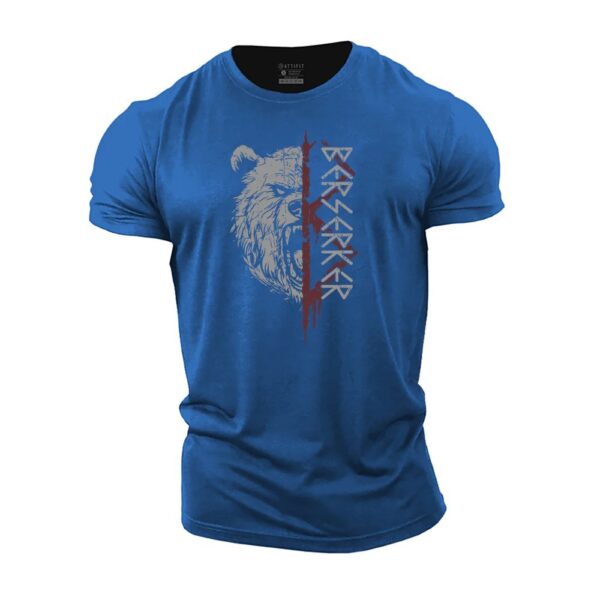 Round Neck 3D Printed Short Sleeve T-shirt - Image 7