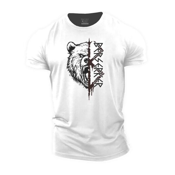 Round Neck 3D Printed Short Sleeve T-shirt - Image 6