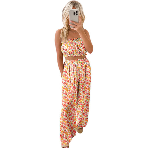 Women's Bohemian Style Printed Casual Suit - Image 3