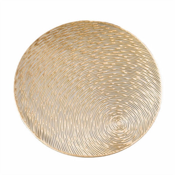 Stylish Round Dining Table Kitchen Hollow Pvc Heat Proof Mat - Image 9
