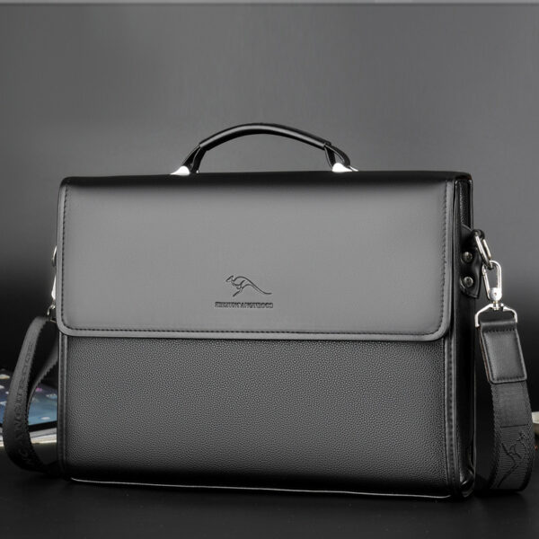 Men's Handbag Business Briefcase Shoulder Crossbody Bag - Image 6