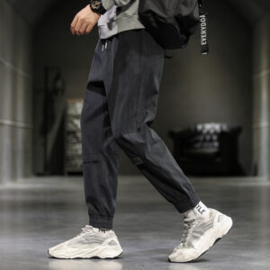 Men's Ninth Pants Trendy Loose-fitting Feet Autumn And Winter Overalls